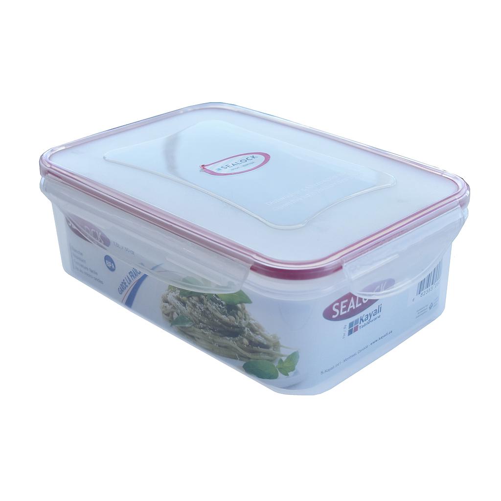 Sealock 1.5L Rect. Plastic Container Kayali International