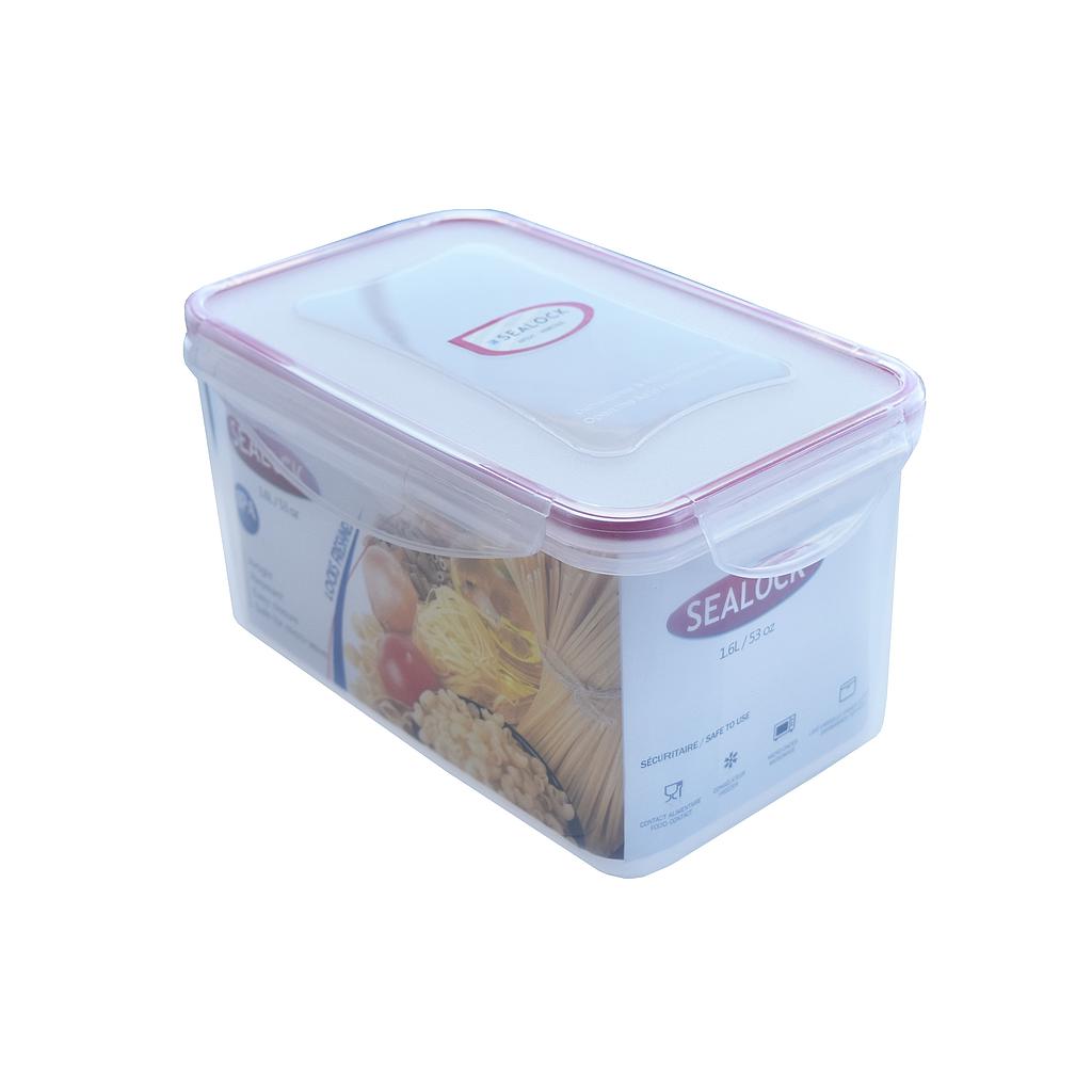 Sealock 1.6L Rect. Plastic Container