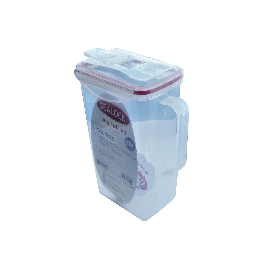 Sealock Pichet En Plastique Avec Couv.1.5 L