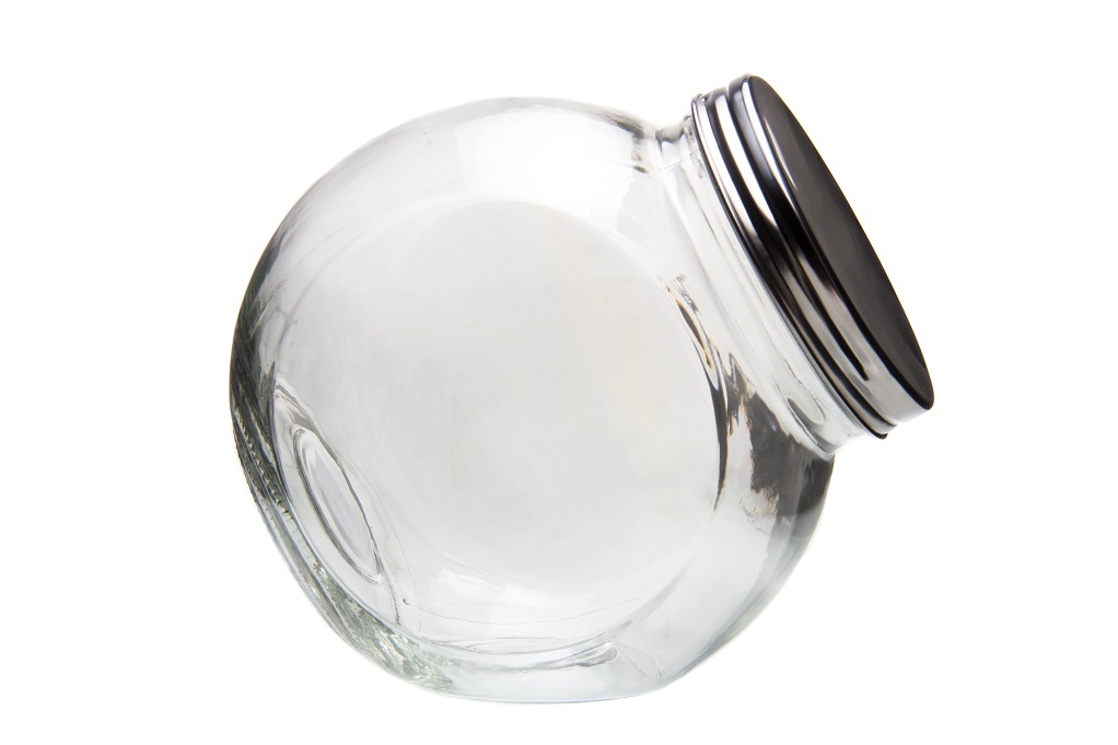 3 L Large Glass Jar With Metal Lid