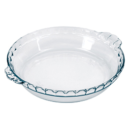Marinex 9&quot; Glass Pie Dish