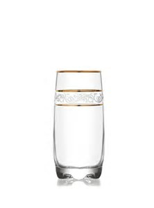 Adora Ensemble De 6 Verres 12.5 Oz Déc.Or