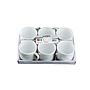 Vitrex 6Pk  7 Oz  Stackable Coffee Cups