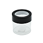 Glass Jar With Black Lid (120 Ml)