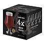 4 Pk Barley Beer Glass 490 Ml