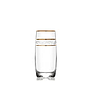 Adora 6Pk 12.5 Oz Tumbler W Gold Deco